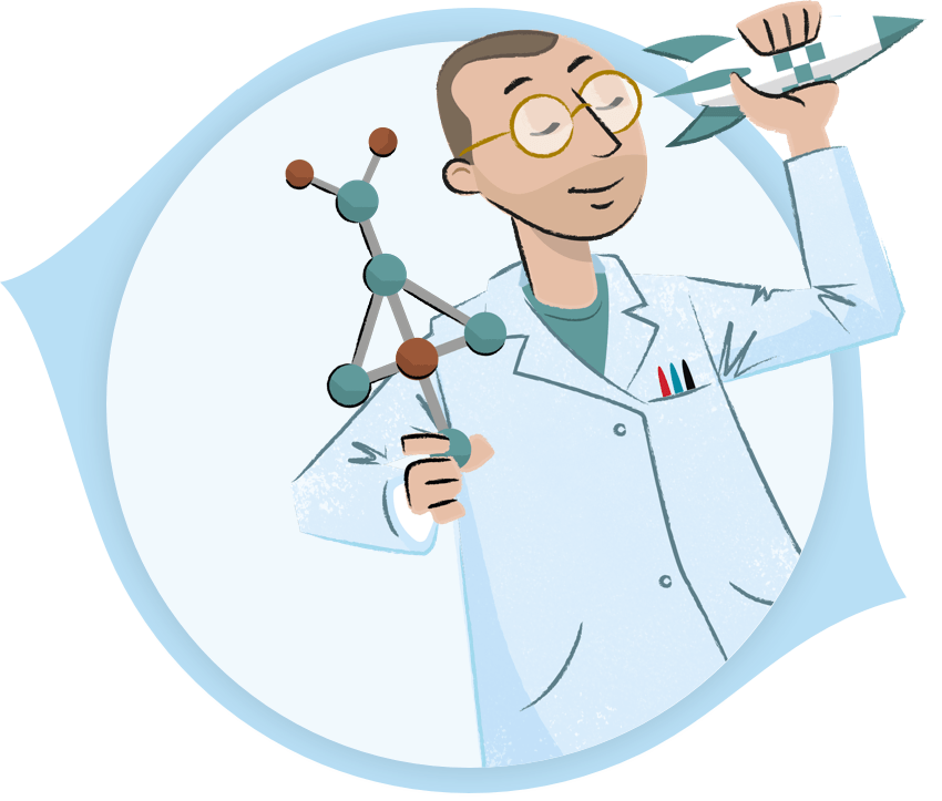 Scientist Illustration