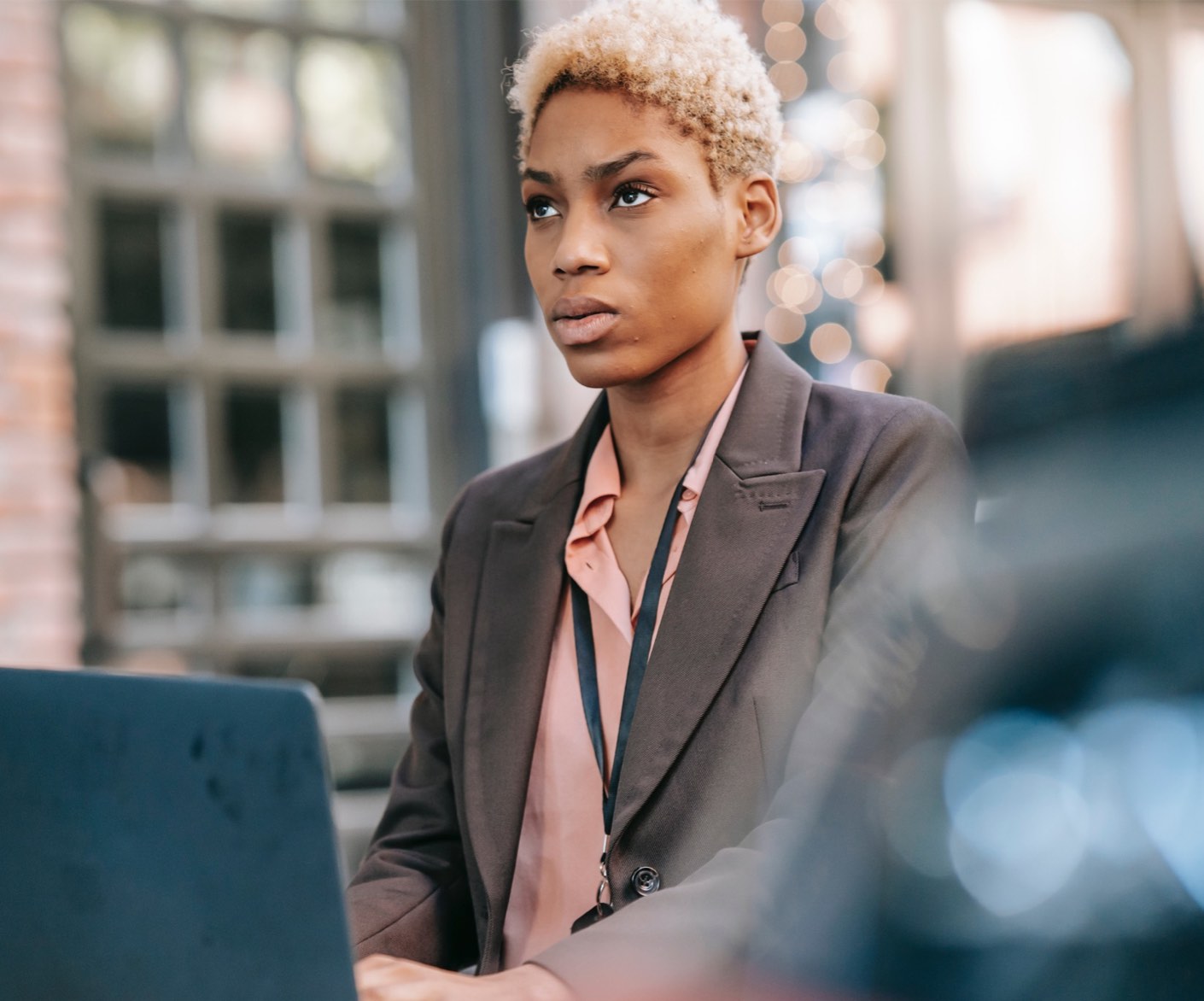 Female graduate worker