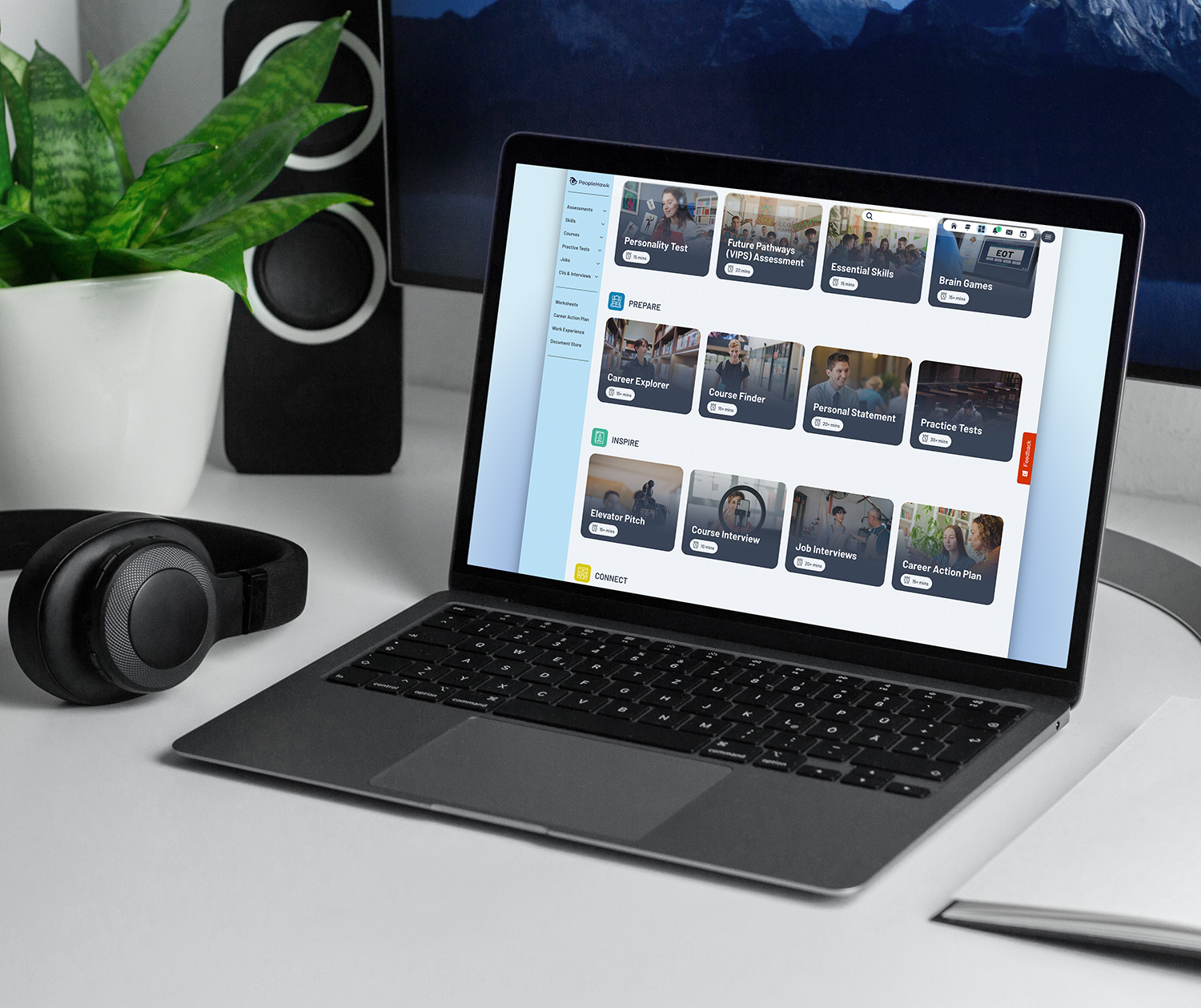 peoplehawk premium on a laptop